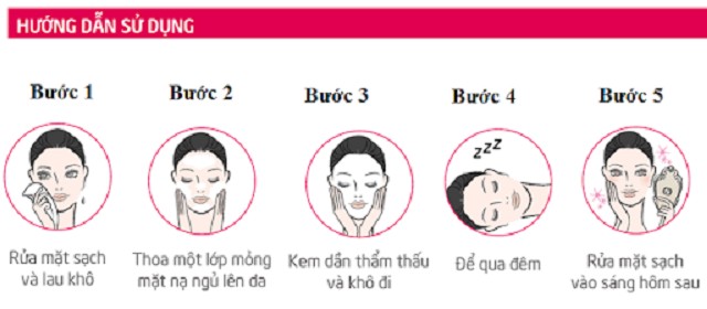 Cách sử dụng mặt nạ ngủ